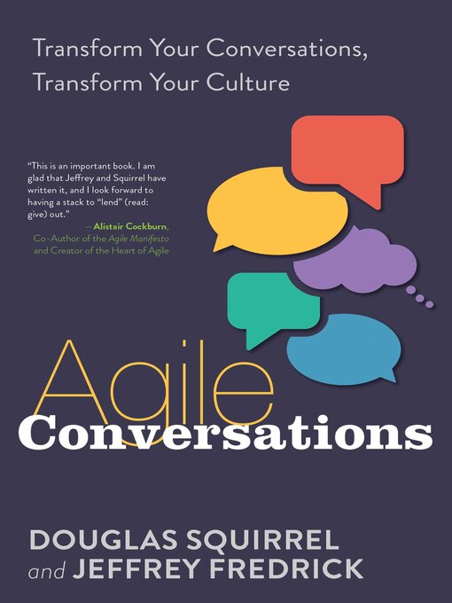 Title details for Agile Conversations by Douglas Squirrel - Available